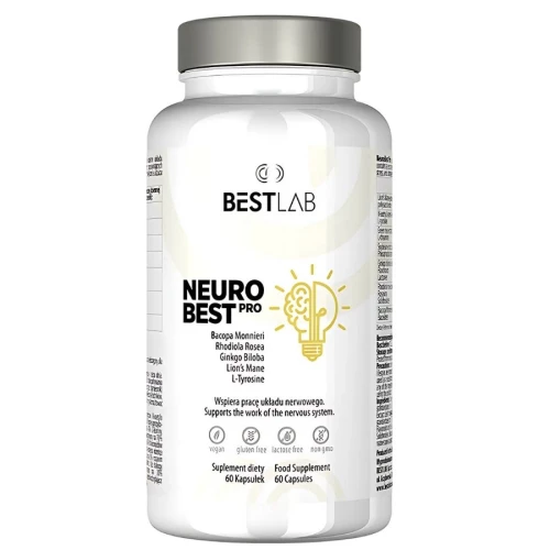 Best Lab - NeuroBest Pro - 60 kapsułek Best Lab - NeuroBest Pro - 60 kapsułek